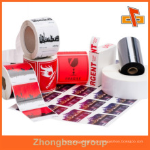 Guangzhou Hersteller Großhandel Druck-und Verpackungsmaterial benutzerdefinierte bedruckbare Kleber Metall Möbel Etikett